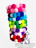 Pom Pom Beaded Collar Monochrome - Bundle of 5