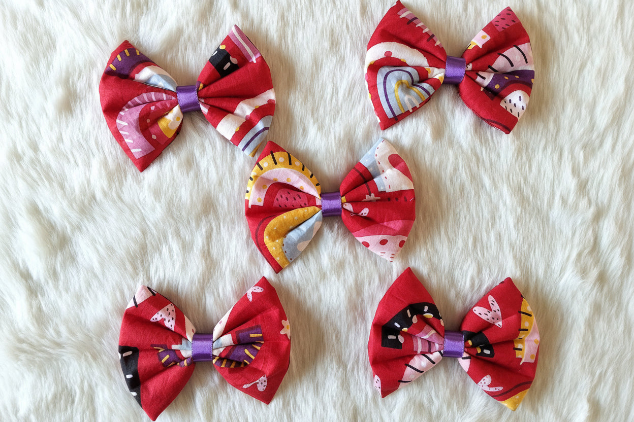 Red Bowties- Bundle of 5