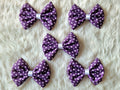 Purple Bhandhani Bows - Bundle of 5