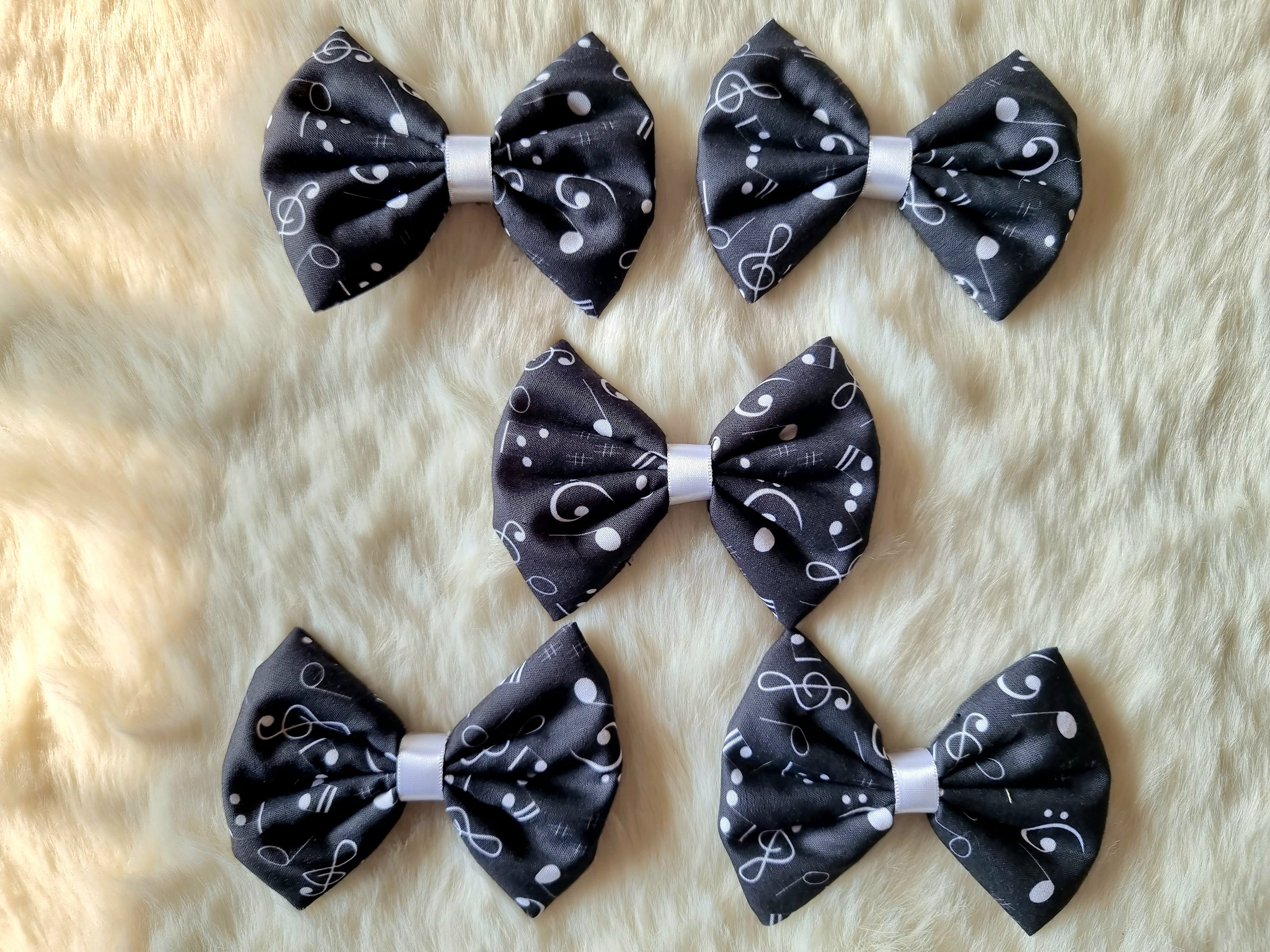 Musical Notes Bows - Bundle of 5