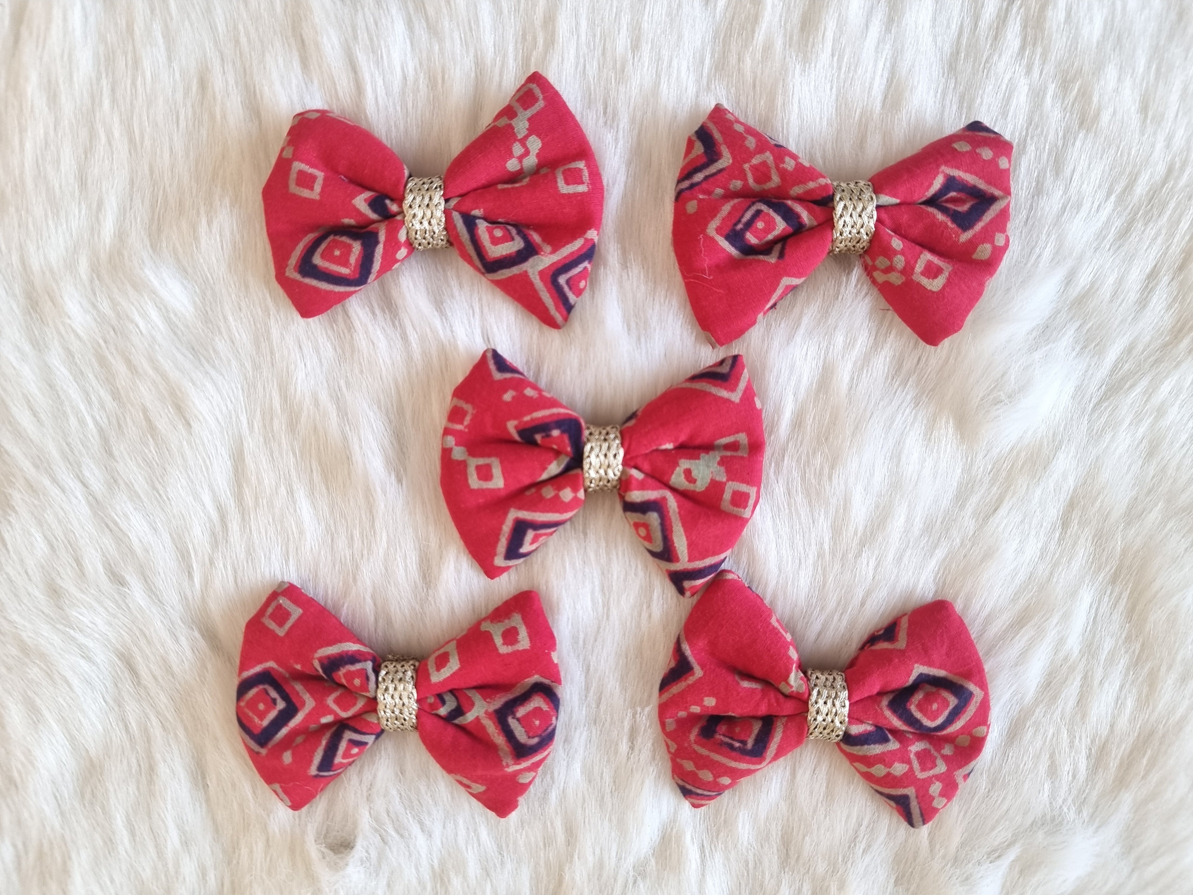 Jaipur Jewel Pet Bowties - Bundle of 5