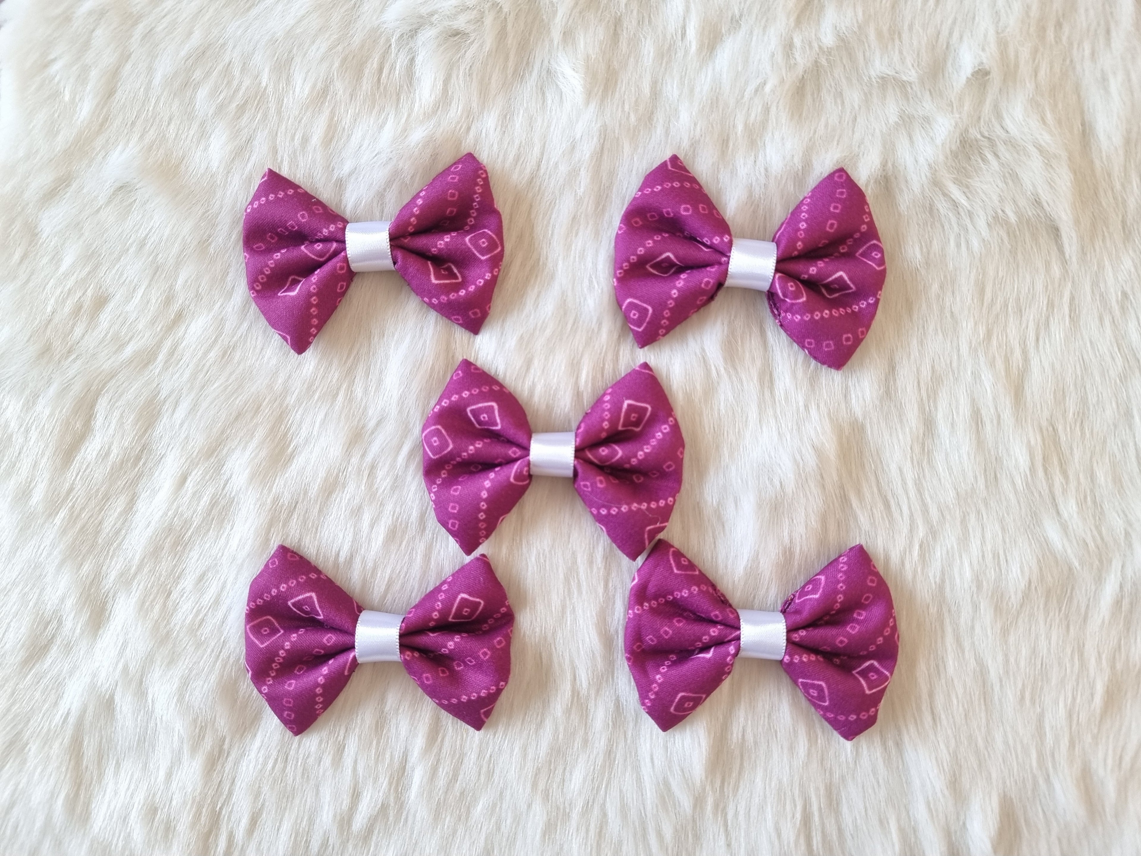 Bandhani Bowties - Bundle of 5