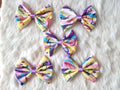 Multicolor Musical Notes Bowties - Bundle of 5