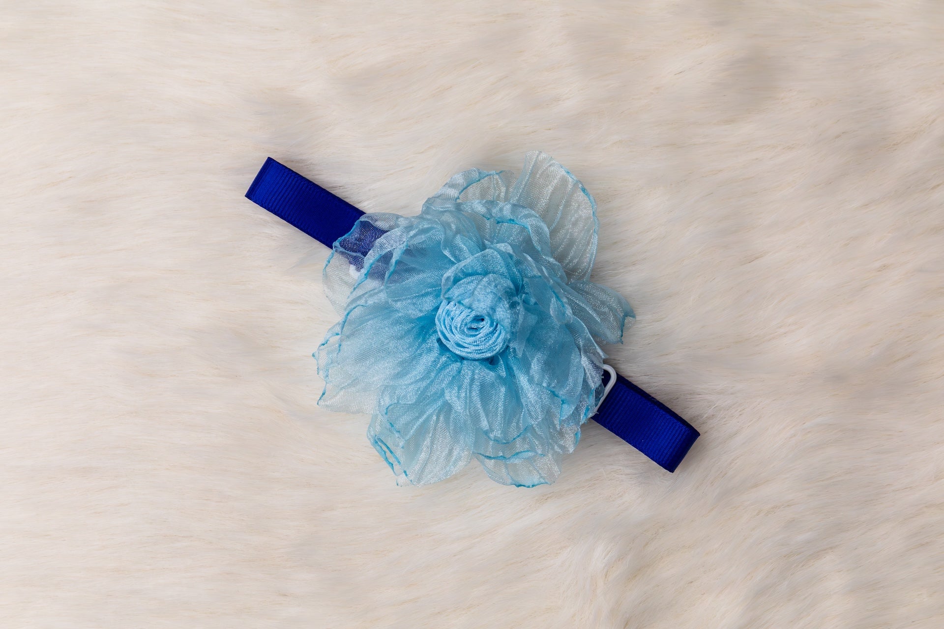 Rose Bloom Organza Flower Collar - Bundle of 5