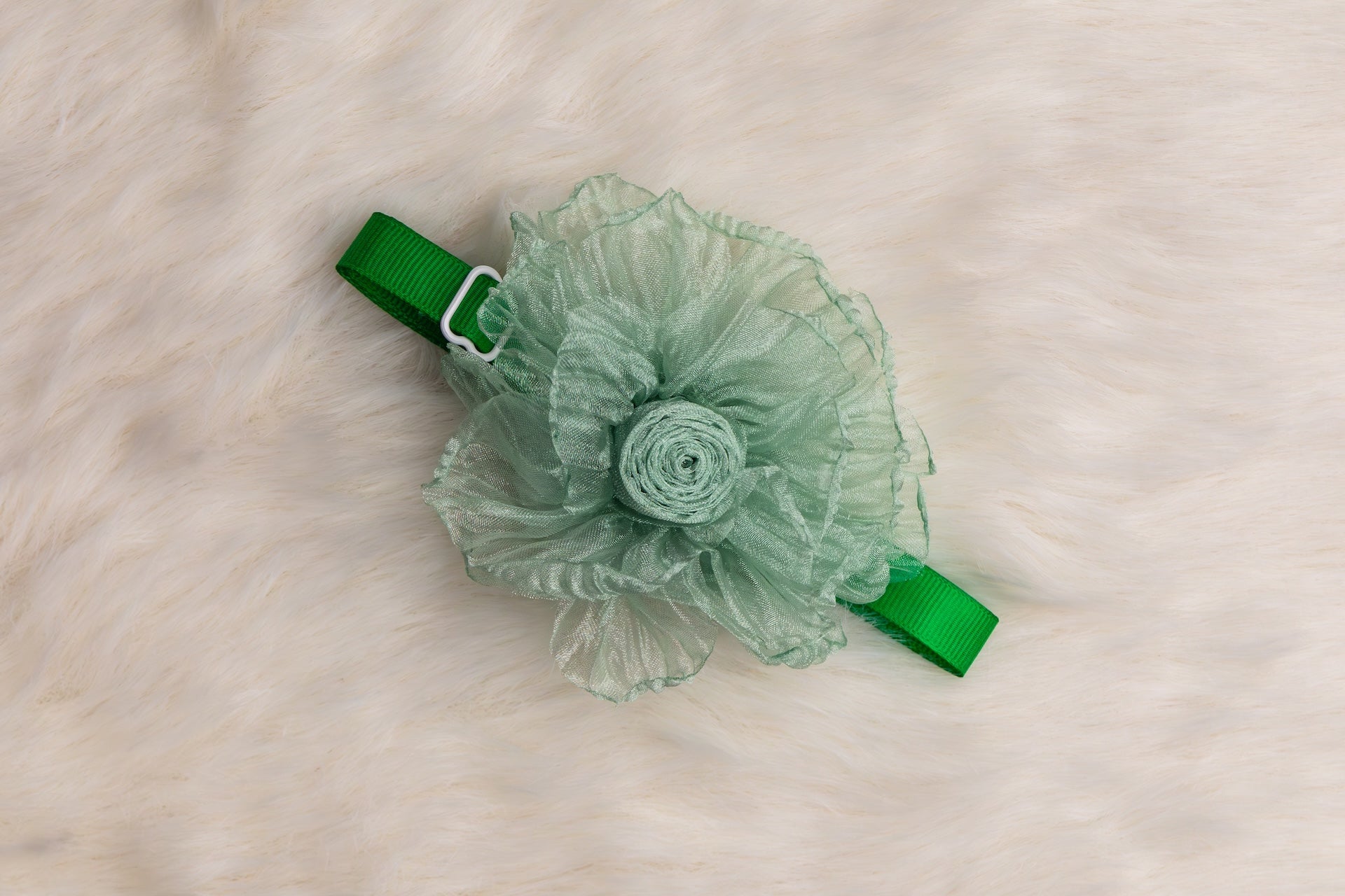 Rose Bloom Organza Flower Collar - Bundle of 5
