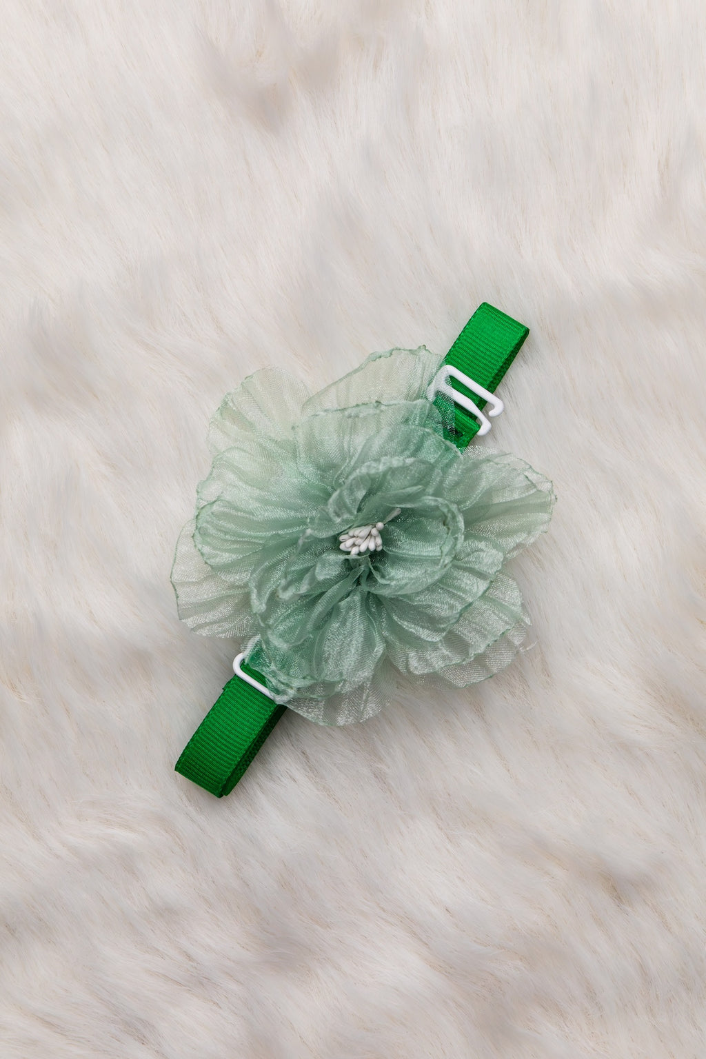 Organza Ruffle Flower Collar - Bundle of 5