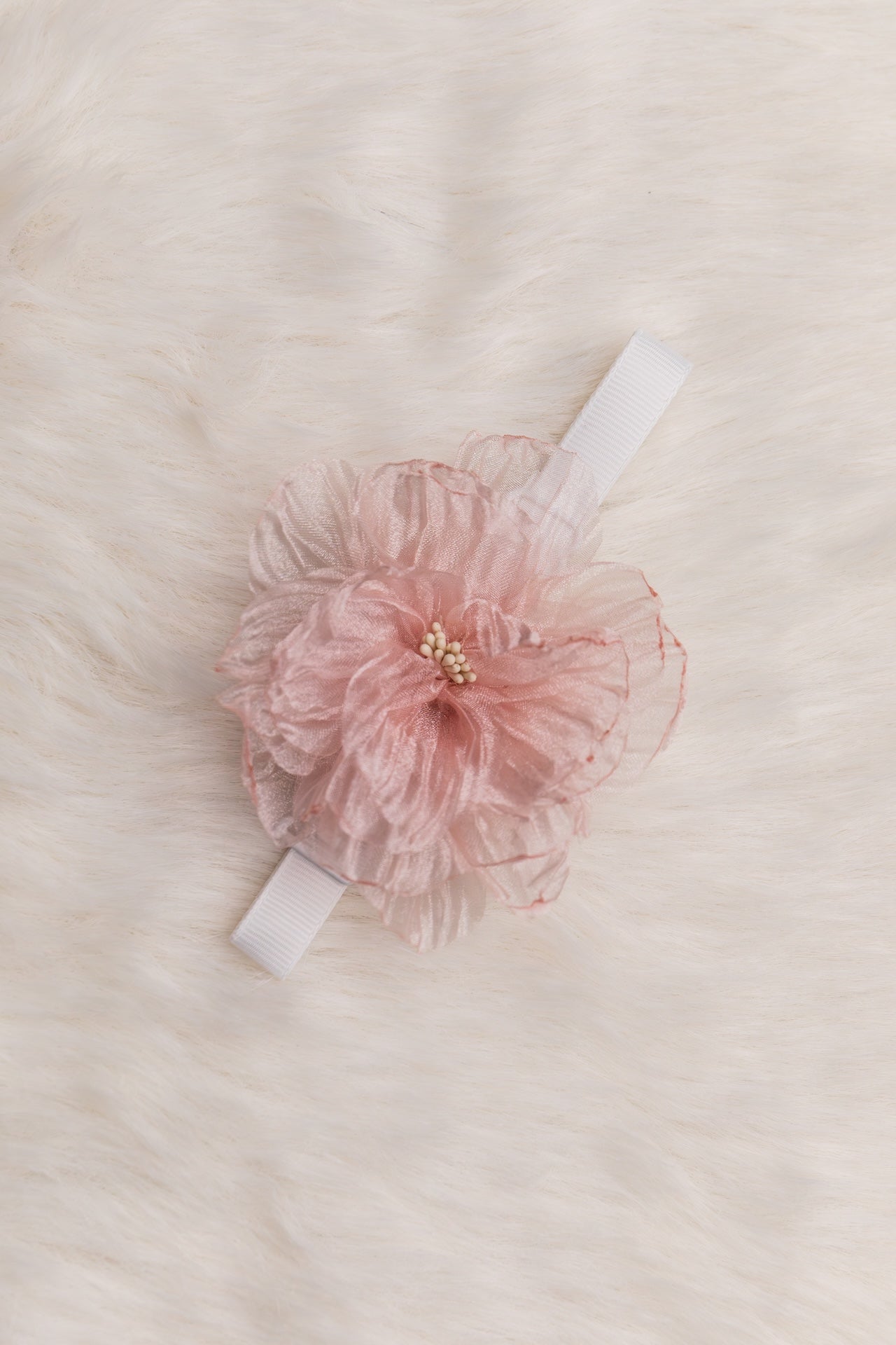 Organza Ruffle Flower Collar - Bundle of 5