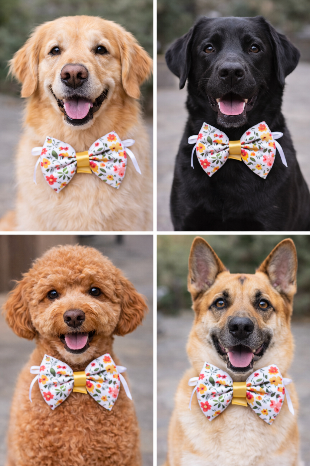 Meadow Flower Bowties - Bundle of 5