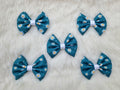 Daisies on Teal Bowties- Bundle of 5